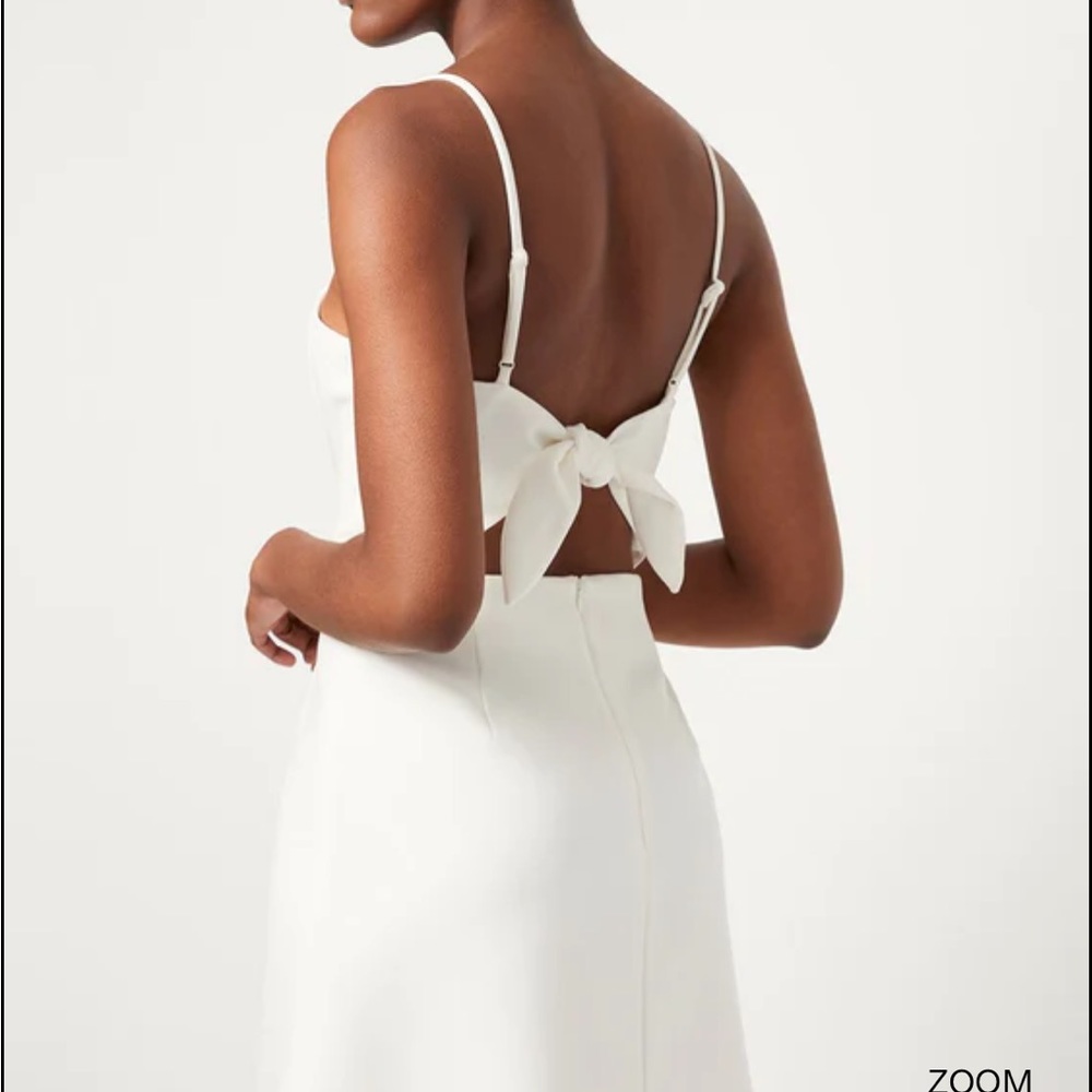 Whisper Tie Back Dress - French Connection - Size 6